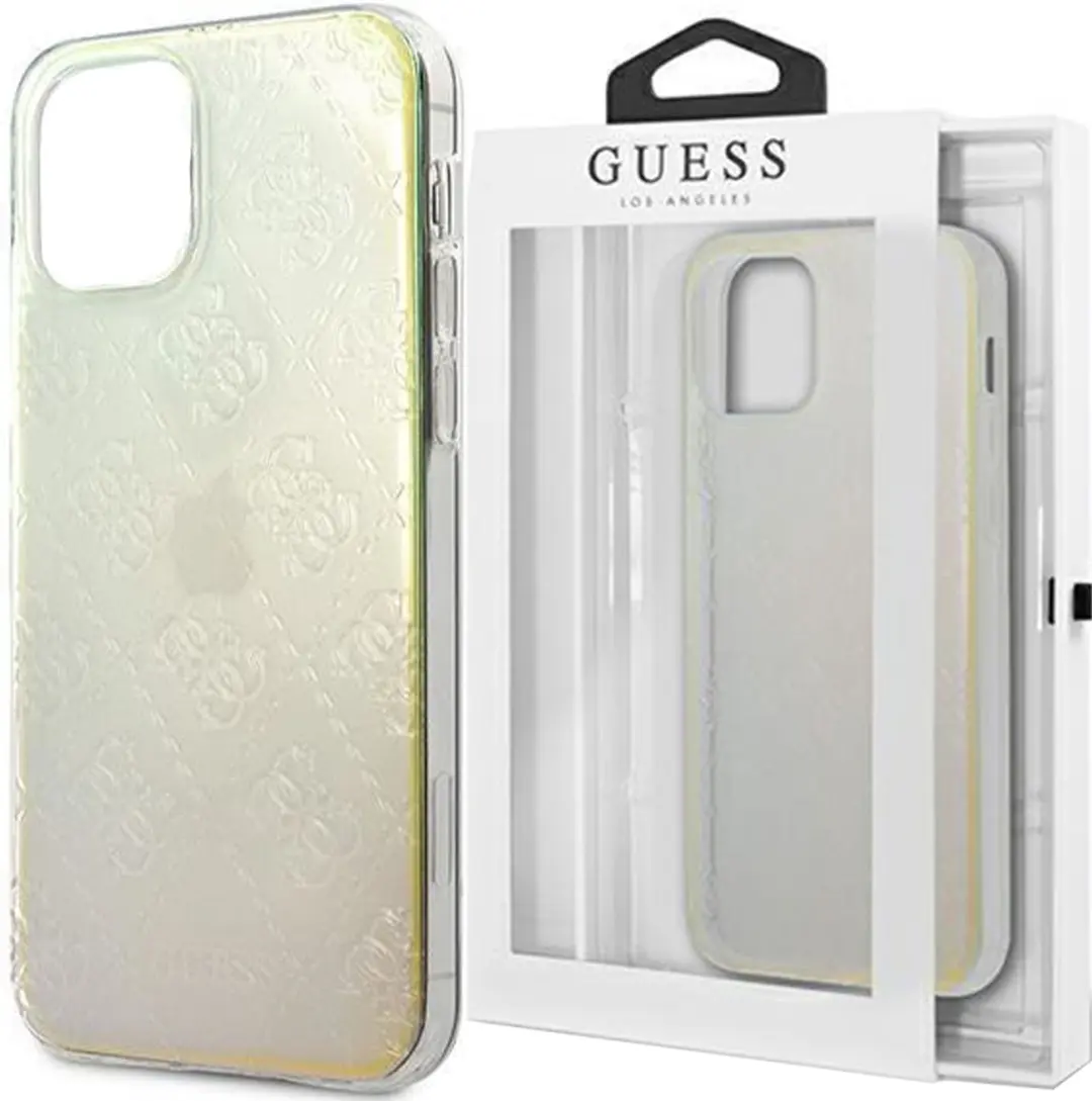 Guess Print Hoesje iPhone 12 Mini S212-3 - Transparant