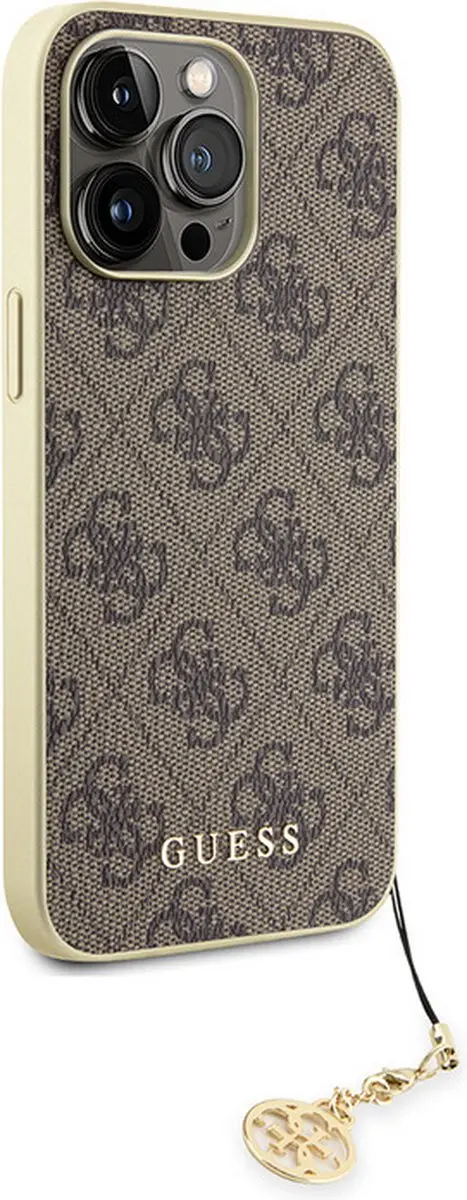 Guess GUHCP15XGF4GBR Back Case - iPhone 15 Pro Max - Bruin