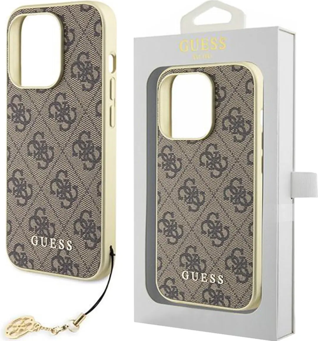 Guess GUHCP15XGF4GBR Back Case - iPhone 15 Pro Max - Bruin