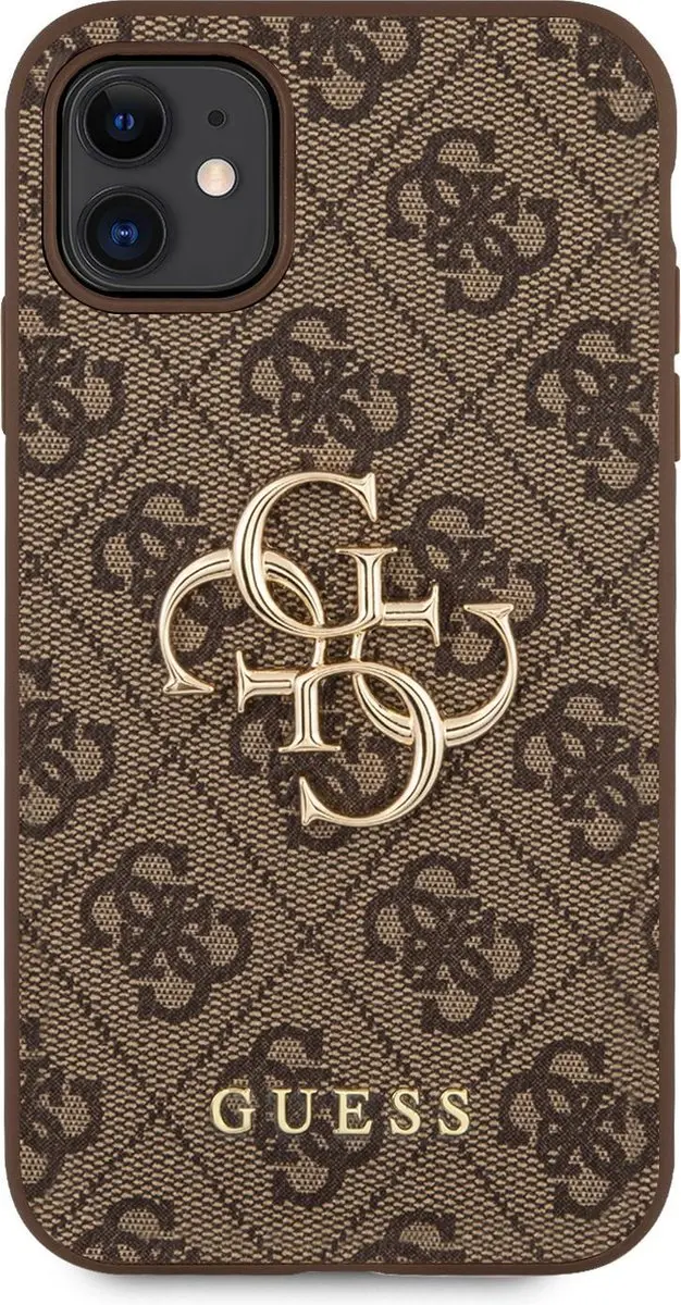 GUESS Backcase Hoesje GUHCN614GMGBR - iPhone 11/XR - Bruin - afbeelding 2 van 6