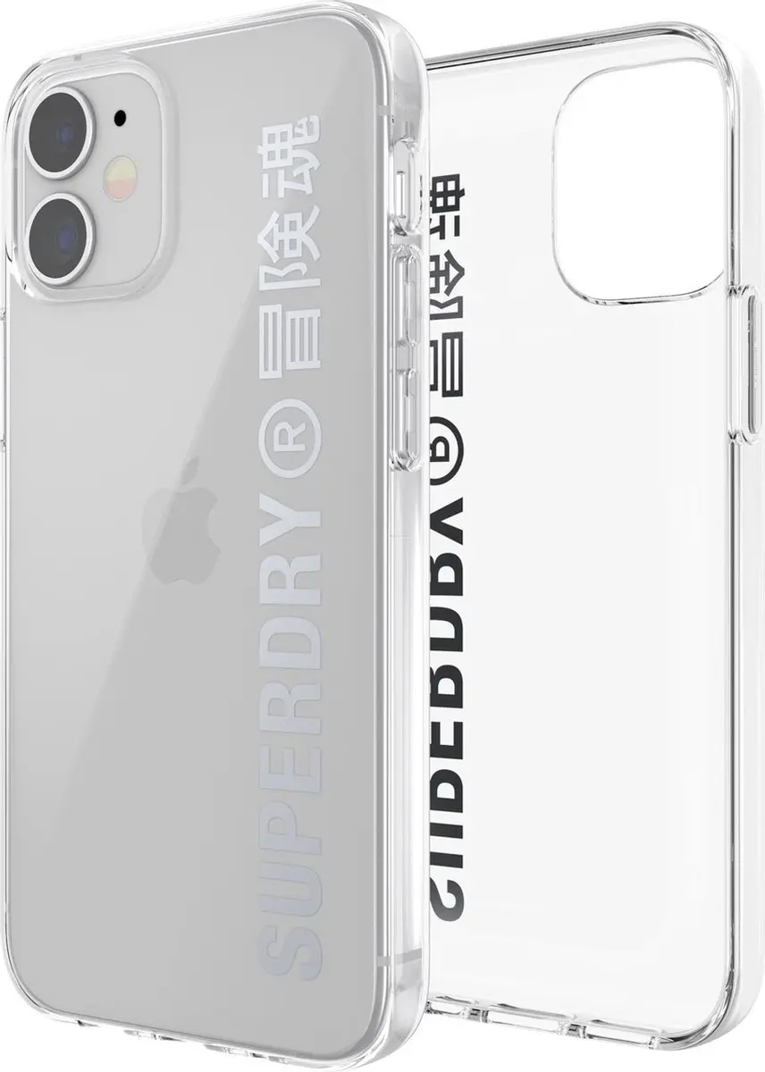 Superdry Snap Case iPhone 12 Mini - Zilver - 42590