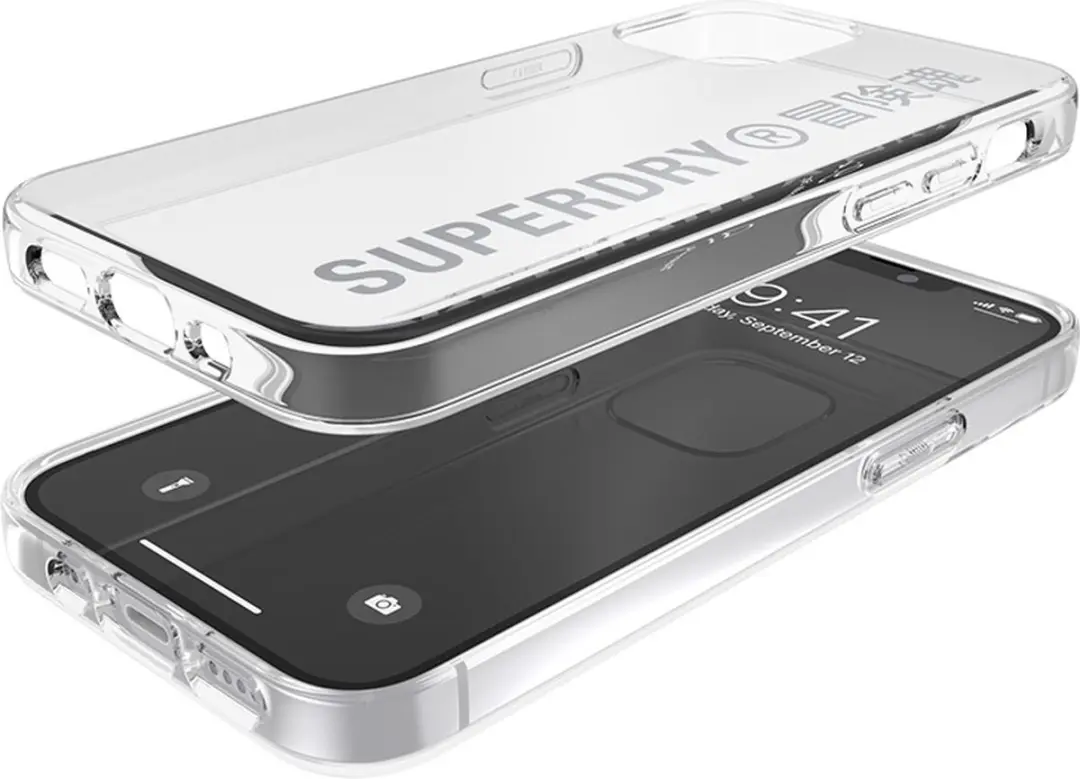 Superdry Snap Case iPhone 12 Mini - Zilver - 42590 - afbeelding 6 van 6