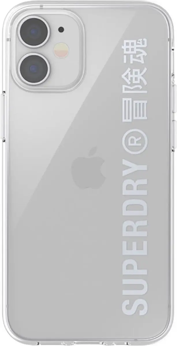 Superdry Snap Case iPhone 12 Mini - Zilver - 42590