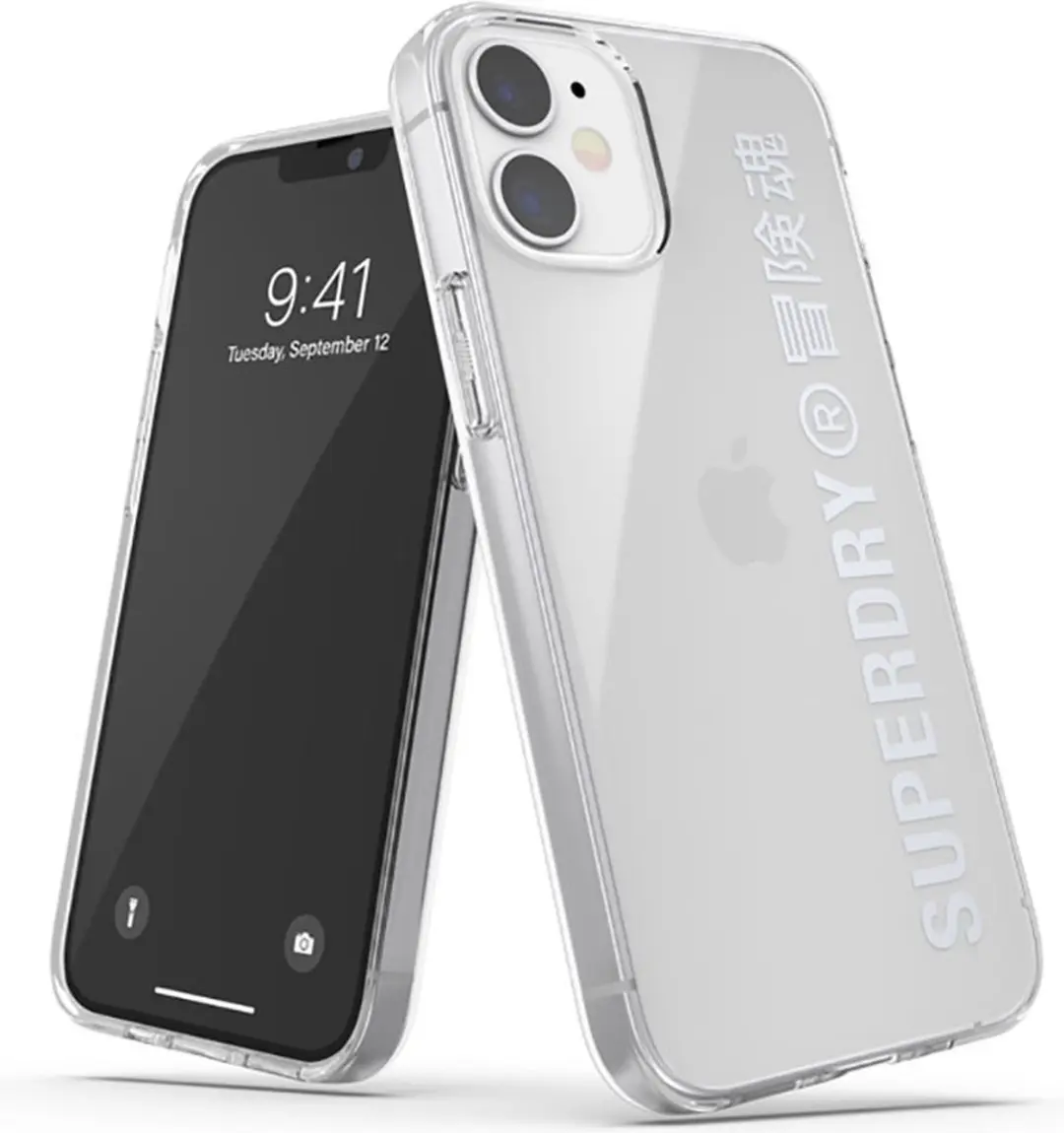 Superdry Snap Case iPhone 12 Mini - Zilver - 42590