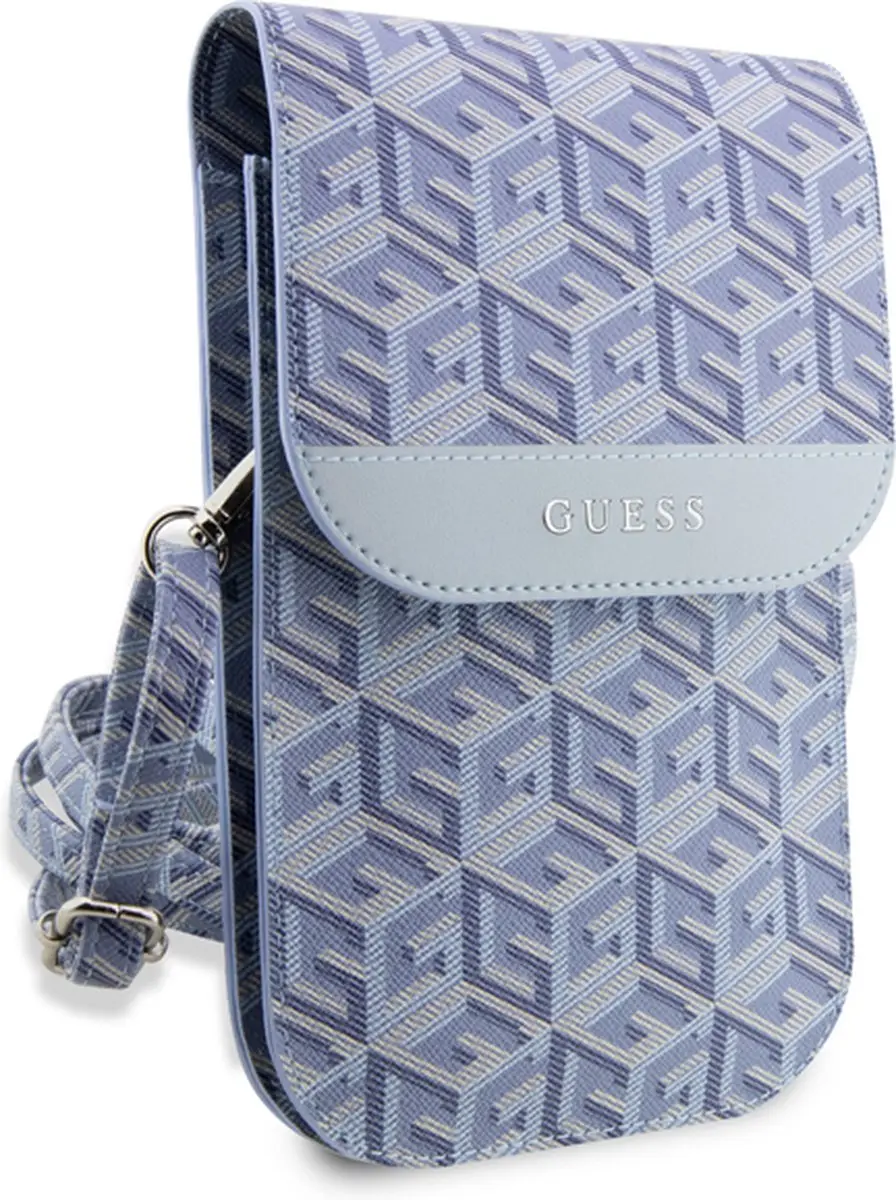 Guess G-Cube Heuptas - 7 Inch - 3 Pasjes - Blauw - afbeelding 6 van 6