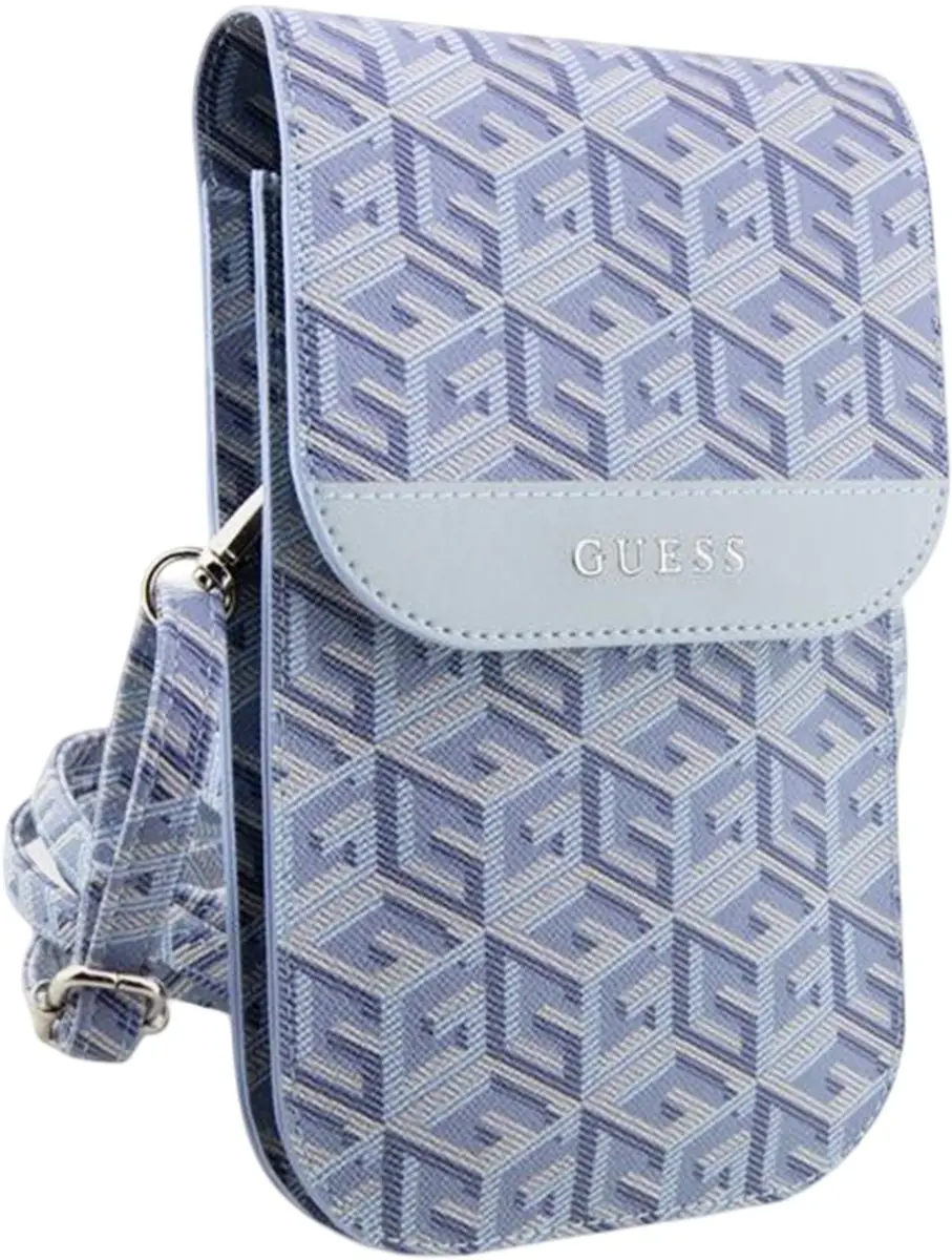 Guess G-Cube Heuptas - 7 Inch - 3 Pasjes - Blauw - afbeelding 4 van 6