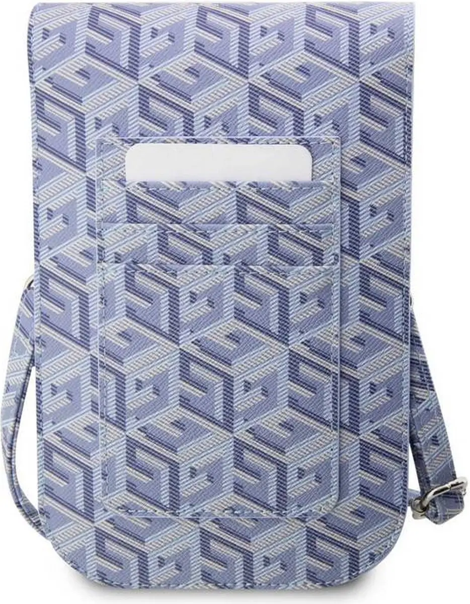 Guess G-Cube Heuptas - 7 Inch - 3 Pasjes - Blauw - afbeelding 2 van 6