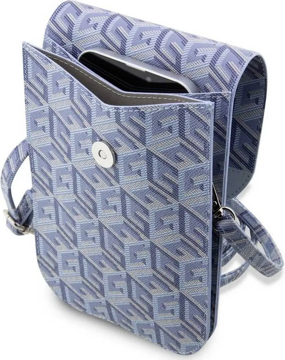 Guess G-Cube Heuptas - 7 Inch - 3 Pasjes - Blauw - afbeelding 3 van 6