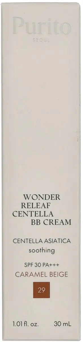 Purito Seoul Wonder Releaf Centella BB Cream #29 Caramel Beige - 30ml