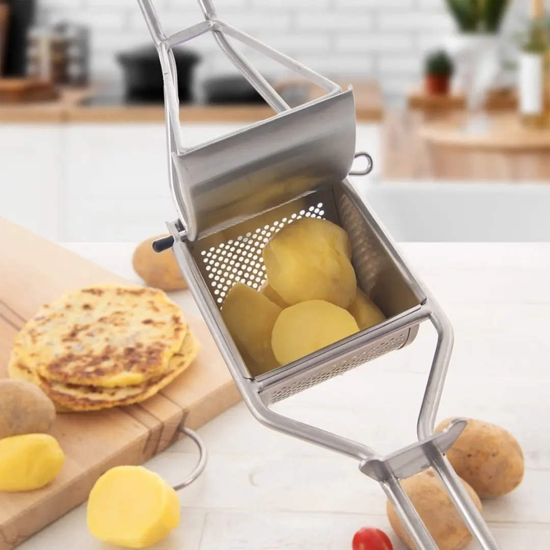 Orion Aardappelstamper Roestvrijstaal 9,5x30cm - afbeelding 6 van 6