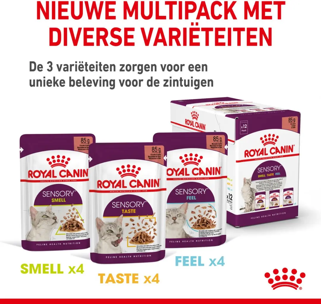 Royal Canin Sensory Feel Kattenvoer - 12x85g In Gravy - afbeelding 6 van 6