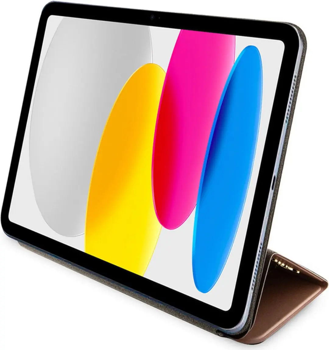 GUESS 4G Stripe Allover Book Cover - iPad Air 5 10.9" Roze