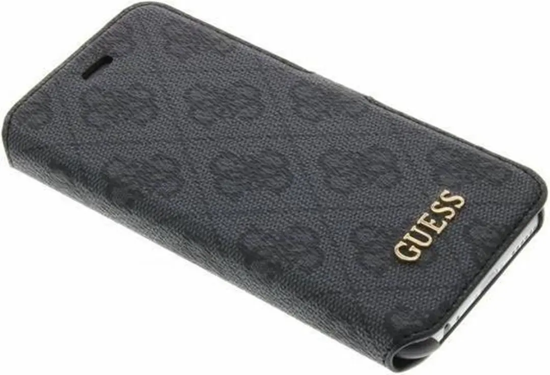 Guess 4G Uptown Book Case - iPhone 6/6S - Donkergrijs