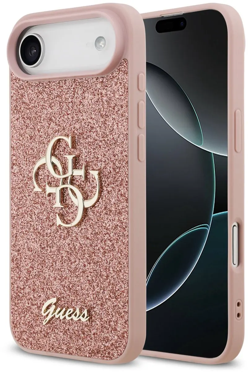GUESS Glitter Case 13797 iPhone Air Hoesje - Roze