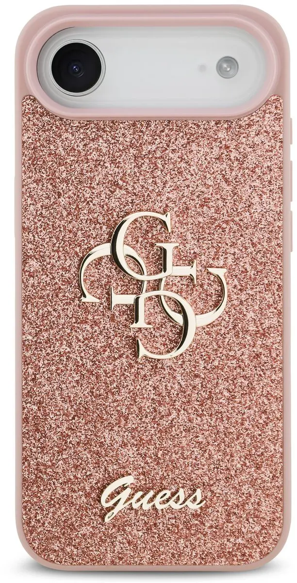 GUESS Glitter Case 13797 iPhone Air Hoesje - Roze