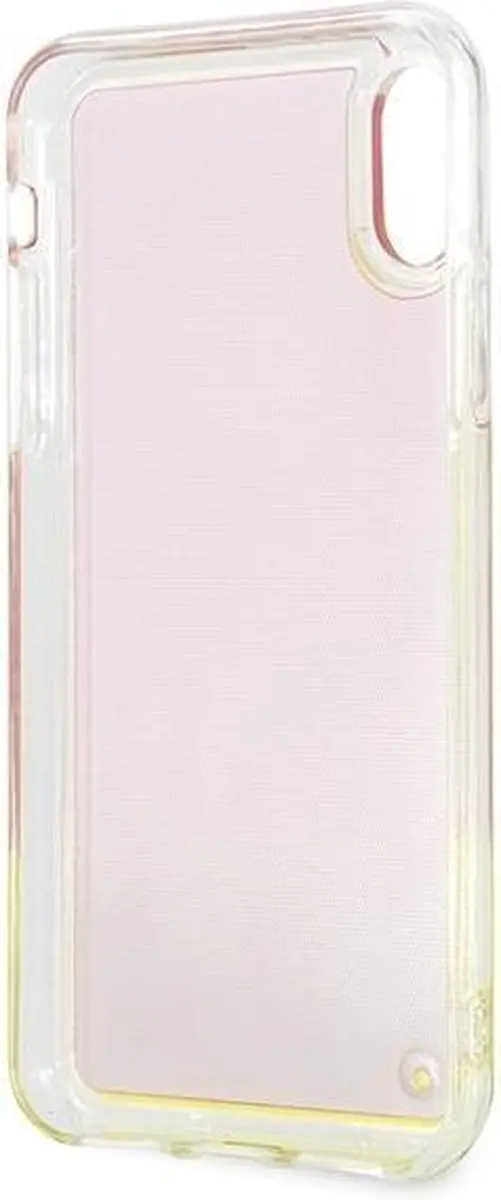 GUESS California Glow In The Dark Hoesje iPhone XS/X - Roze - afbeelding 6 van 6