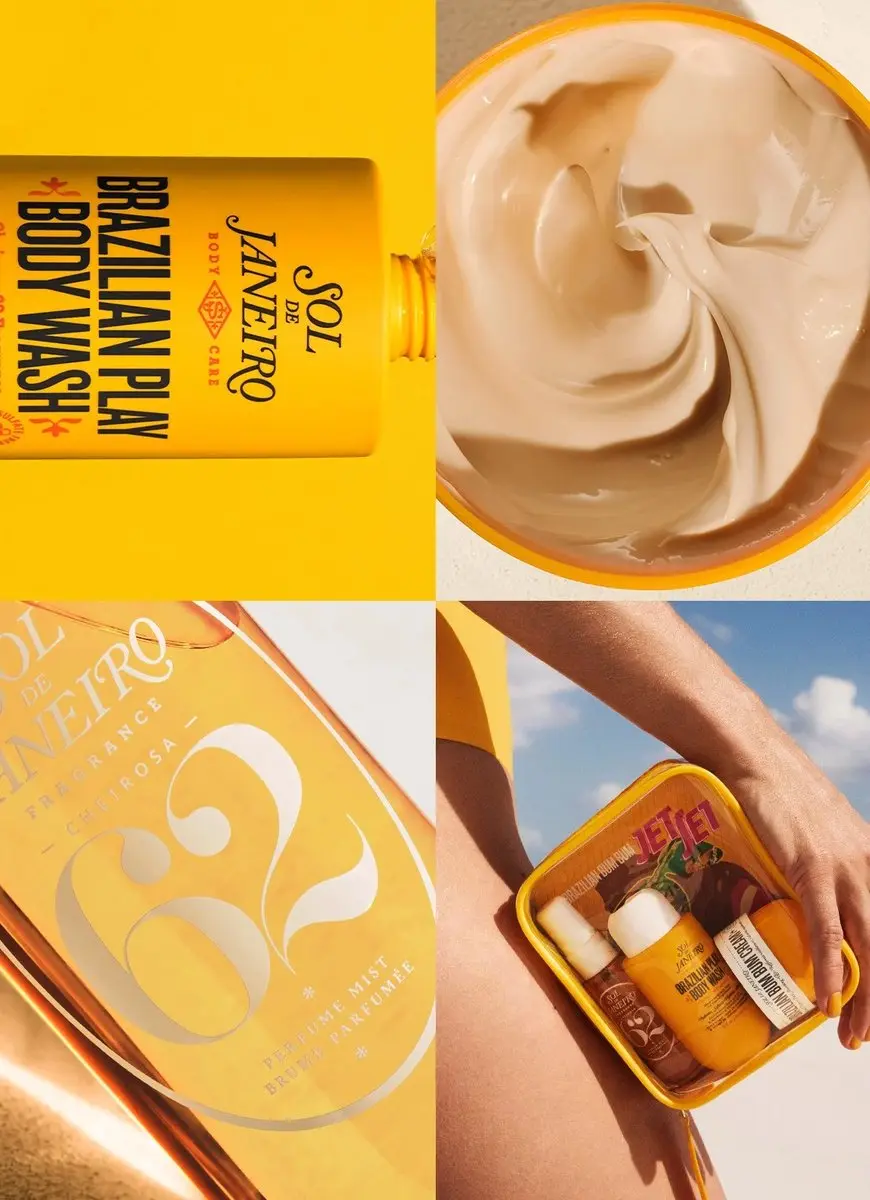 Sol de Janeiro 62 Geschenkset - Douchegel 90ml + Bodycrème 50ml + Hair & Body Mist 30ml
