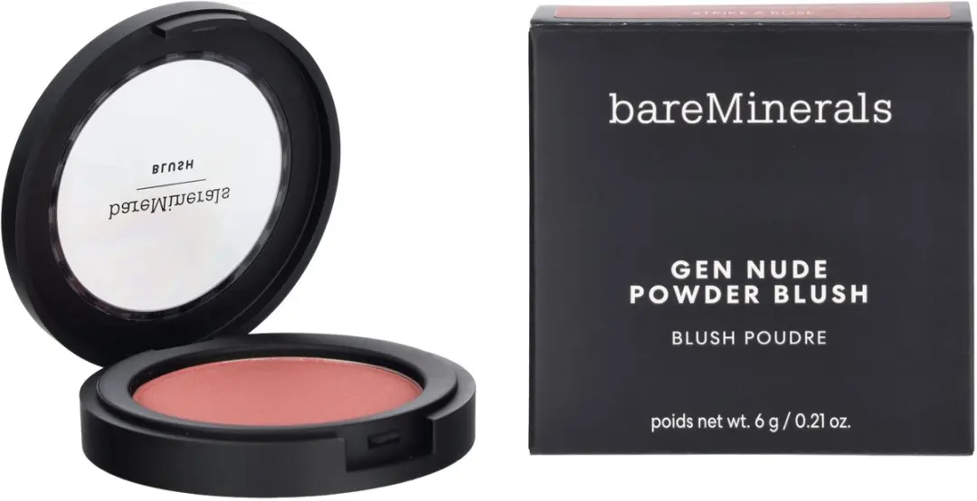 BareMinerals Gen Nude Powder Blush Beige For Days 6cl - afbeelding 6 van 6