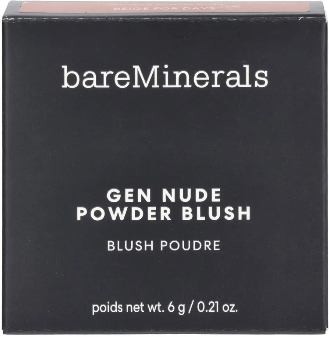 BareMinerals Gen Nude Powder Blush Beige For Days 6cl