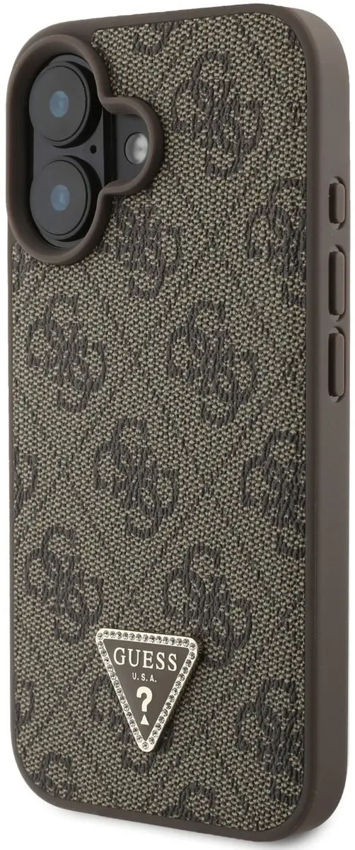 GUESS Crossbody Strap 12047 - iPhone 16 Hoesje - Bruin