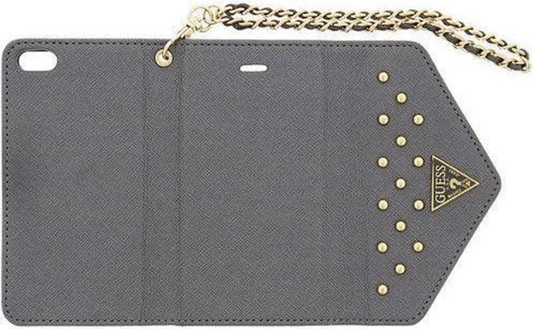 Guess Studded iPhone 5/5S Clutch Case GUCLTP5STS - Zilver - afbeelding 3 van 5