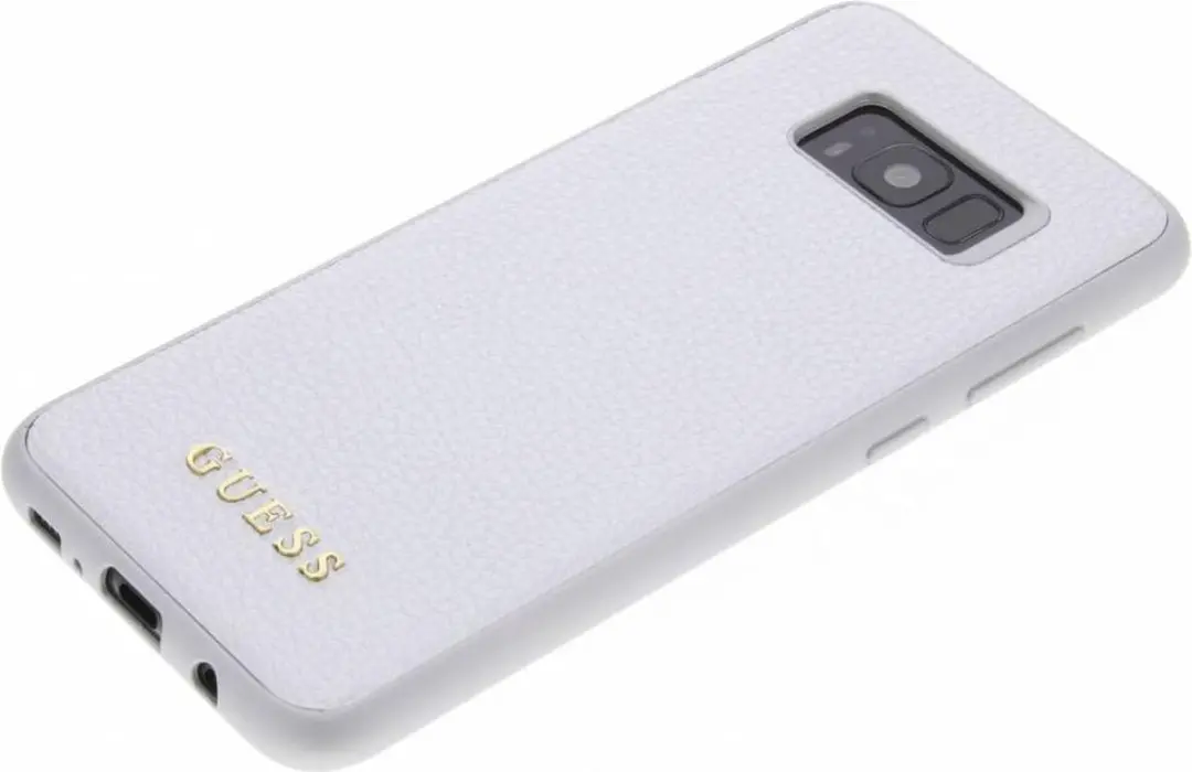 Guess Classic Collection Hoesje Galaxy S8+ - Zilver