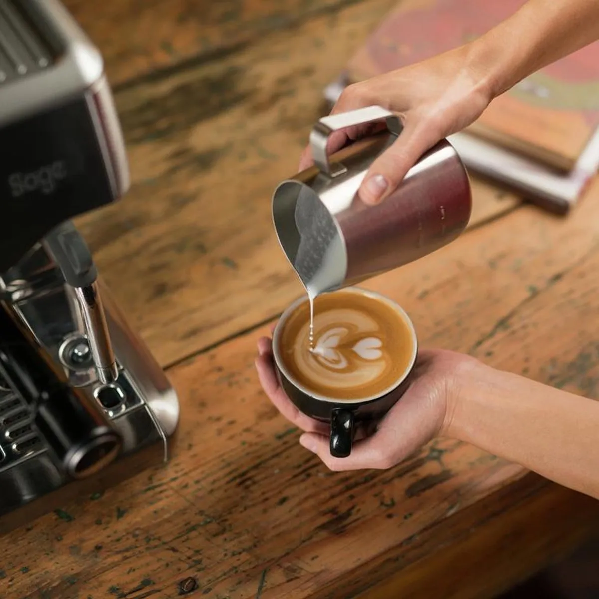 Sage The Barista Touch SES880BTR4EEU1 Pistonmachine - Zwart