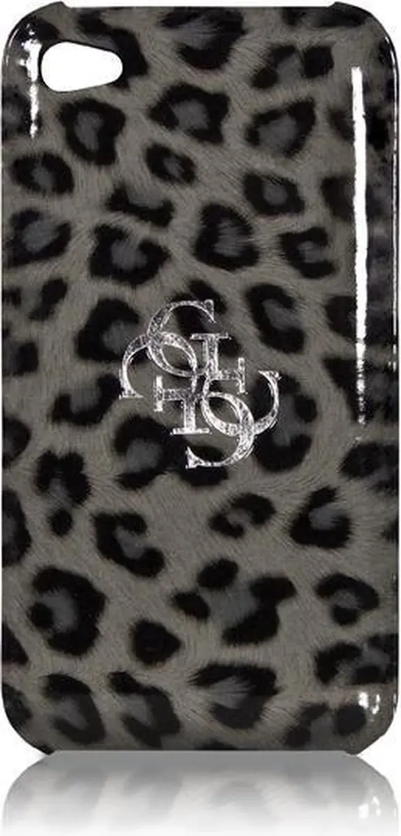 GUESS iPhone 4/4S Hoesje Luipaard Kunstleer