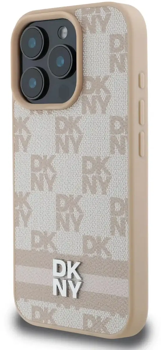 DKNY Backcover iPhone 16 Pro Roze - 3666339334246 - afbeelding 6 van 6