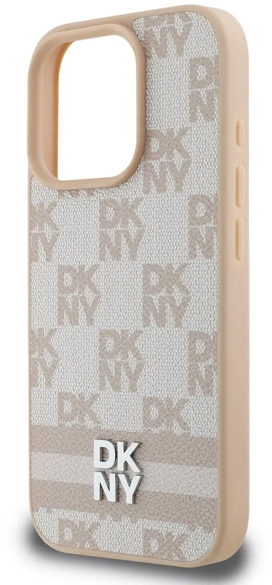DKNY Backcover iPhone 16 Pro Roze - 3666339334246