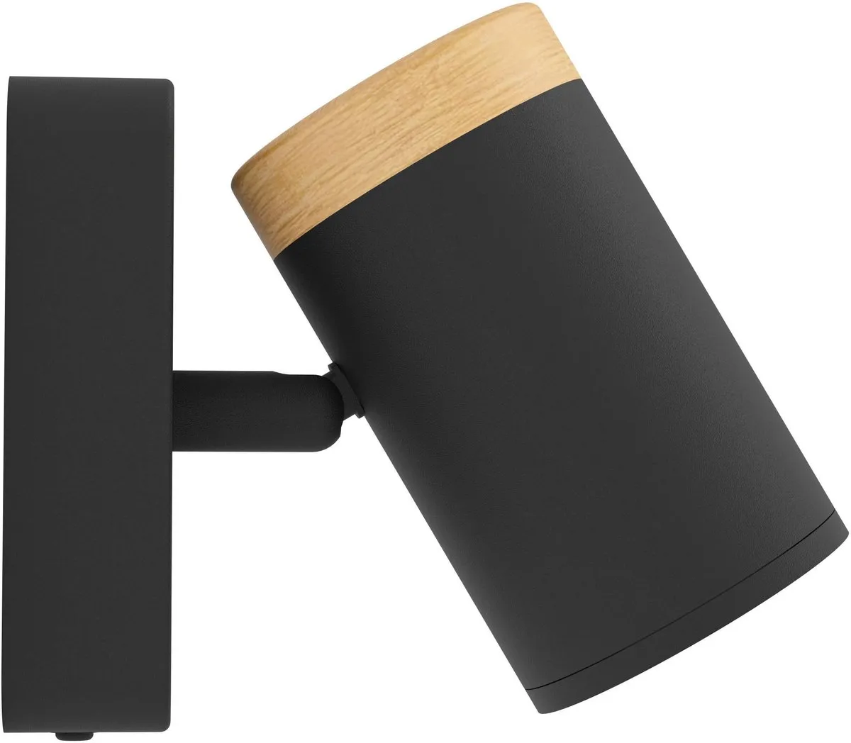 Eglo Consuma Spot GU10 11cm - Zwart/Bruin