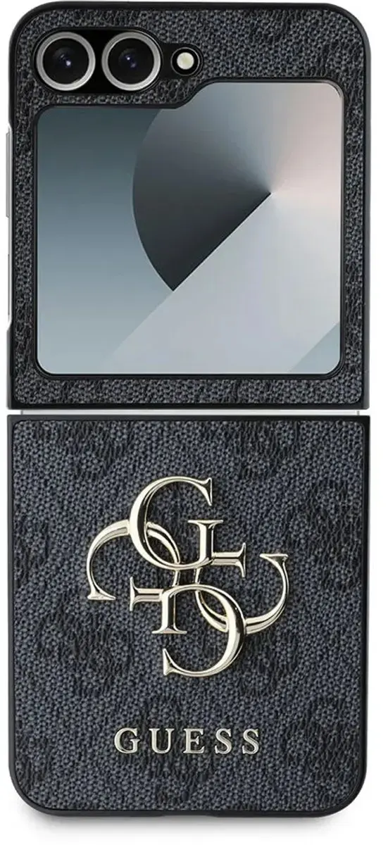 Guess GUHCZF64GMGGR Hoesje - Samsung Galaxy Z Flip6/7 FE - Grijs