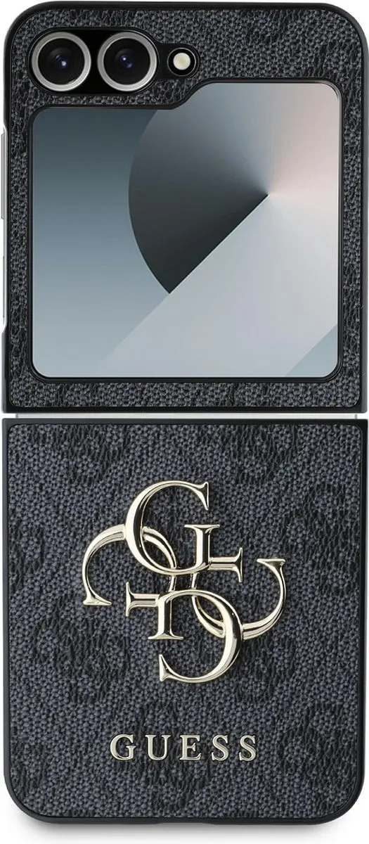 Guess GUHCZF64GMGGR Hoesje - Samsung Galaxy Z Flip6/7 FE - Grijs