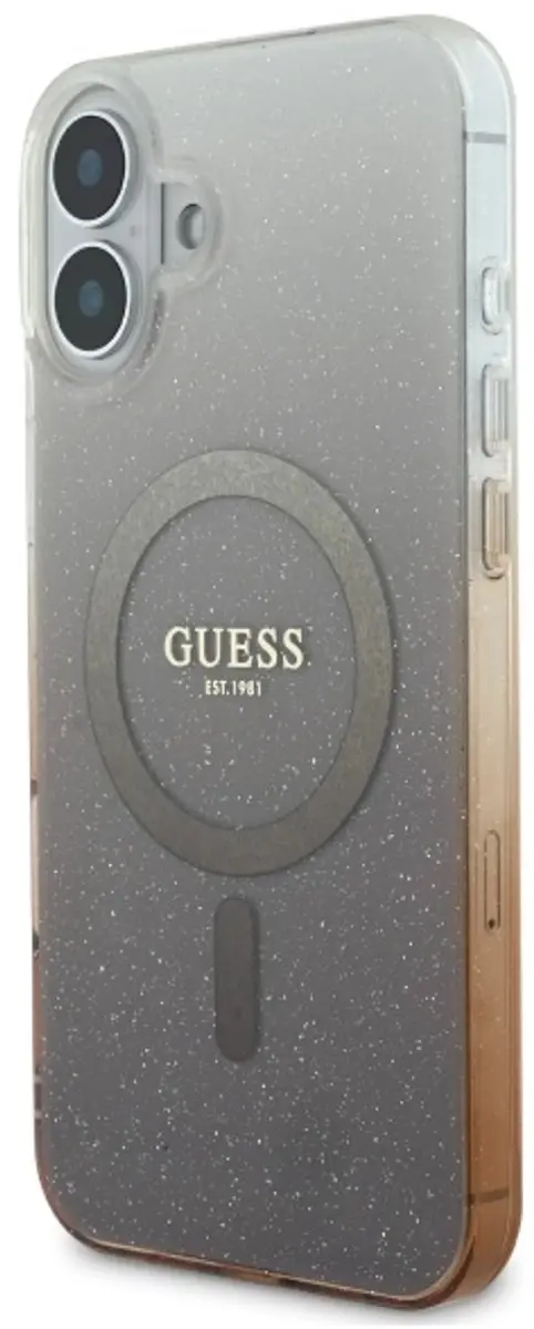 GUESS Glitter Gradient Hoesje - Brons - MagSafe - iPhone - afbeelding 6 van 6
