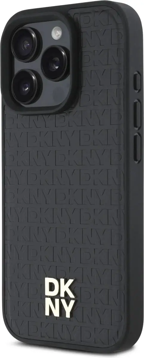 DKNY Backcover iPhone 16 Pro - MagSafe - Zwart