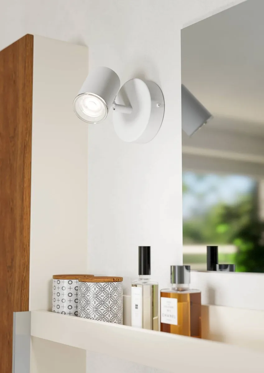 Eglo Consuma 1 Spot GU10 Badkamer - Wit
