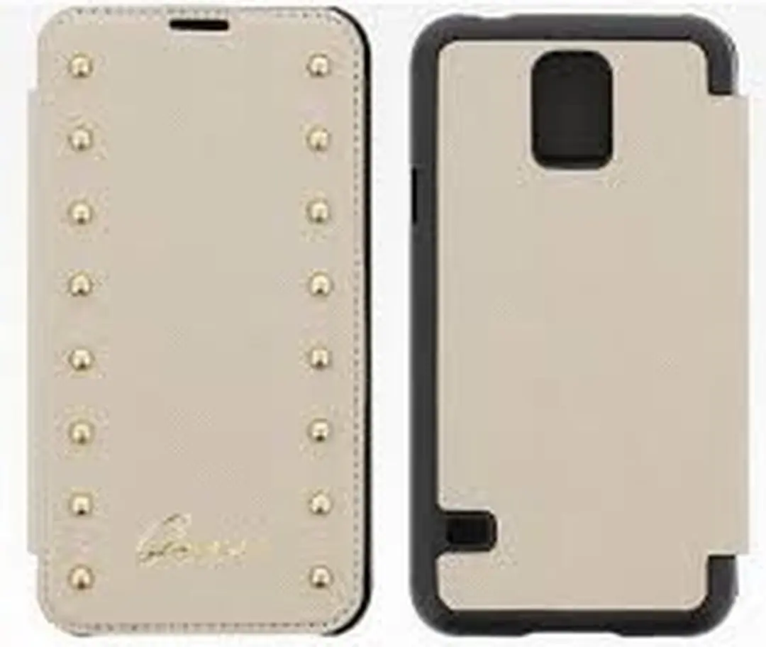 GUESS Samsung Galaxy S5 Hoesje S206-12 - Wit Kunstleer - afbeelding 6 van 6