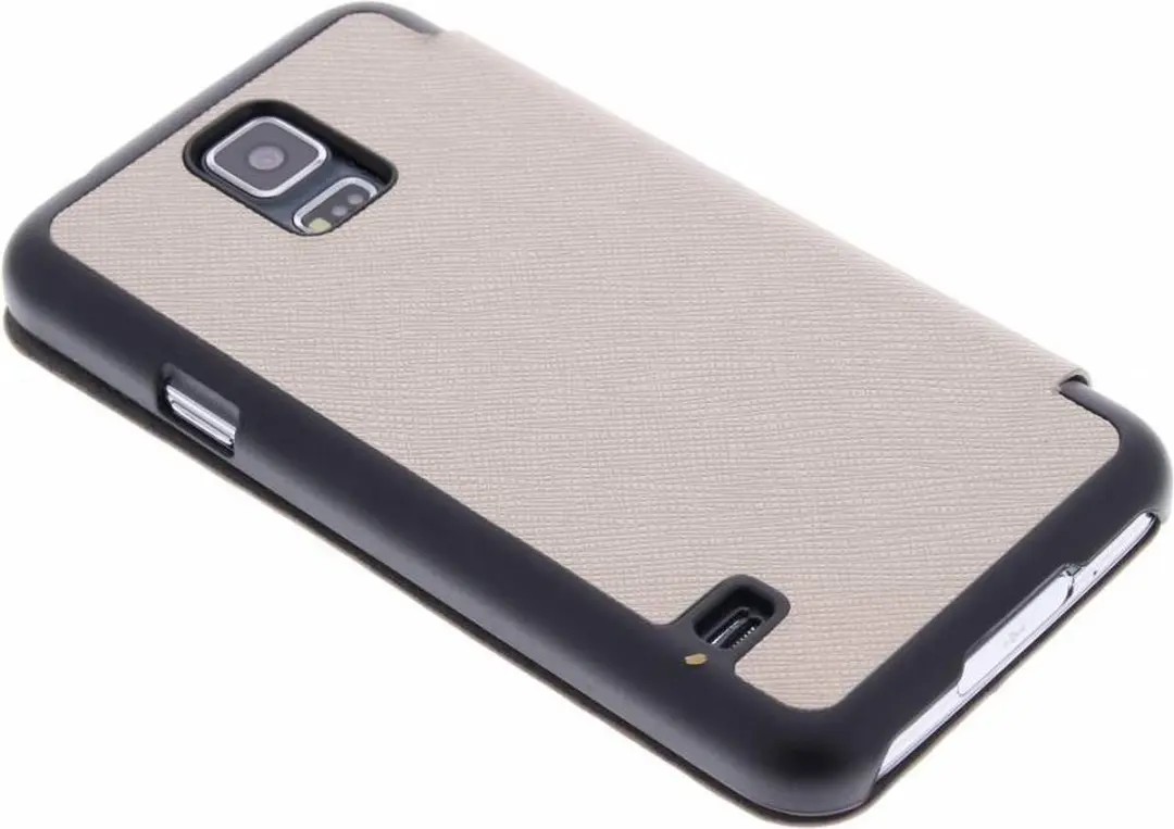 GUESS Samsung Galaxy S5 Hoesje S206-12 - Wit Kunstleer