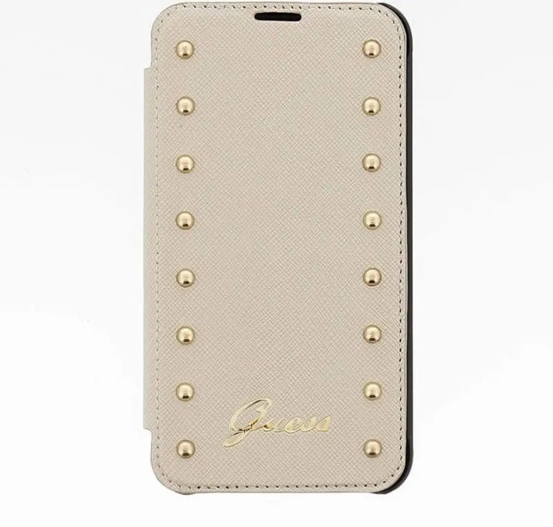 GUESS Samsung Galaxy S5 Hoesje S206-12 - Wit Kunstleer