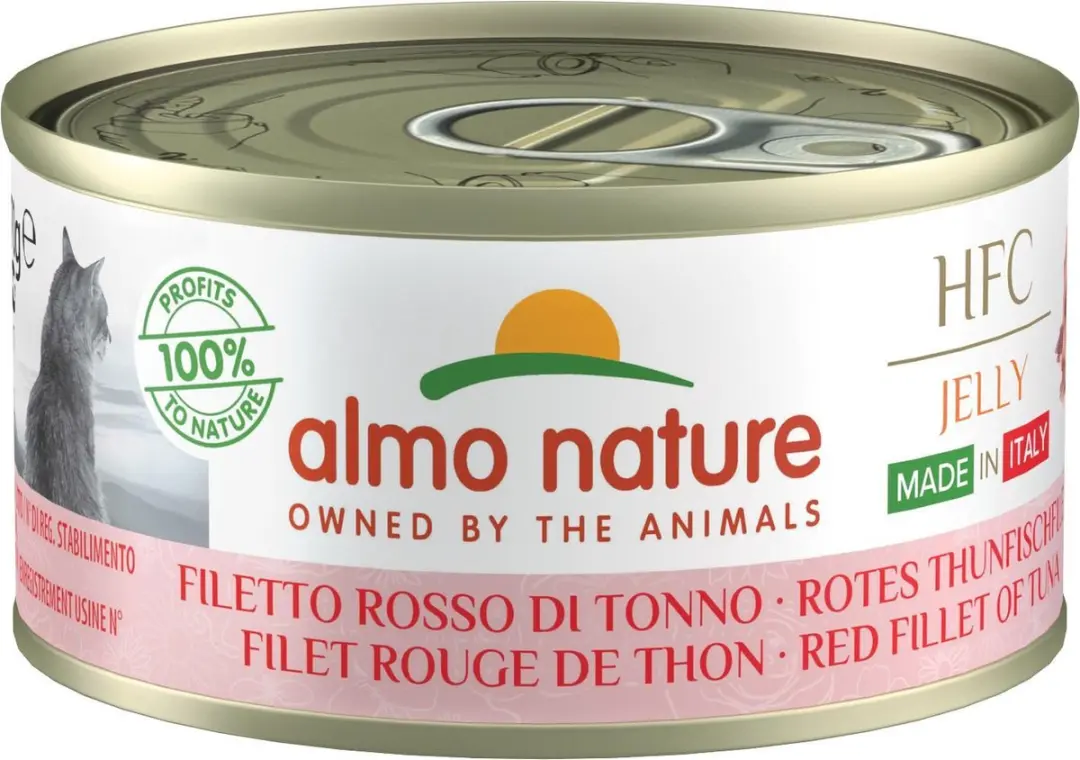 Almo Nature Natvoer Katten HFC Jelly Zalm 24x70g