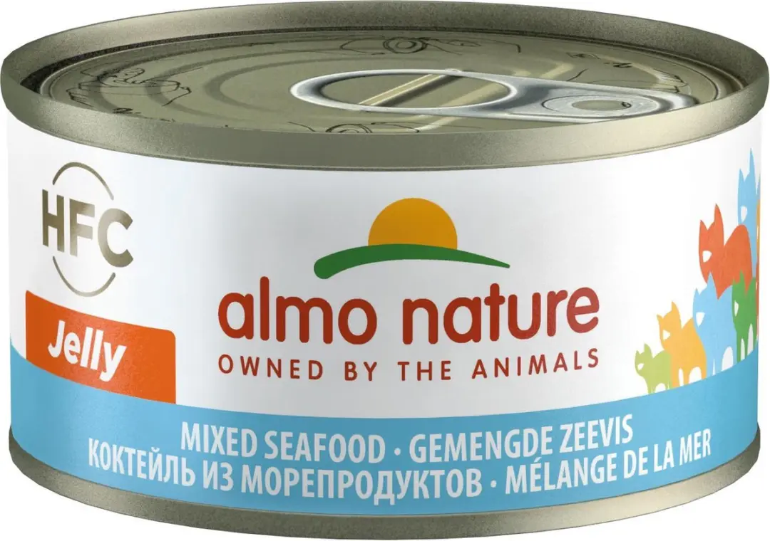 Almo Nature Natvoer Katten HFC Jelly Zalm 24x70g