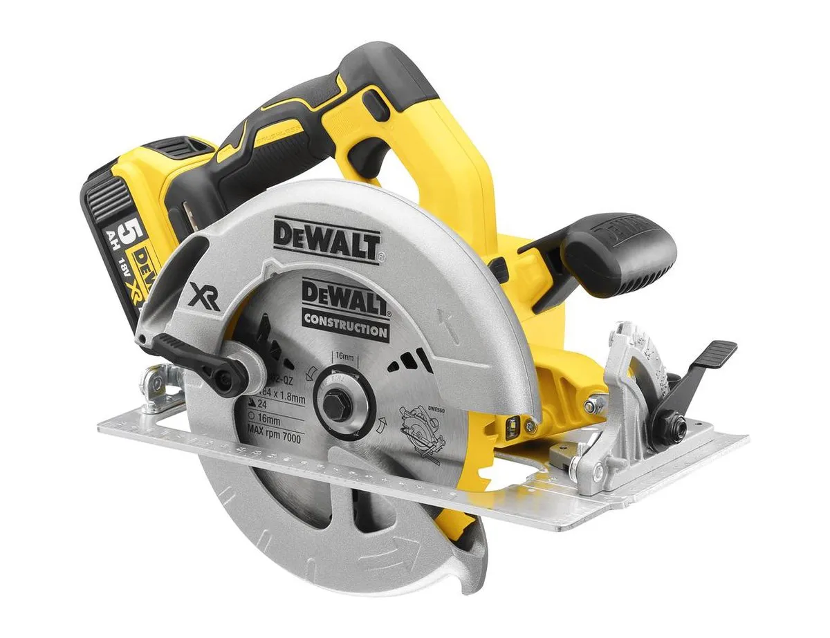 DeWalt DCS570P2 Cirkelzaag - 184mm - 2x 5.0Ah accu - afbeelding 6 van 6