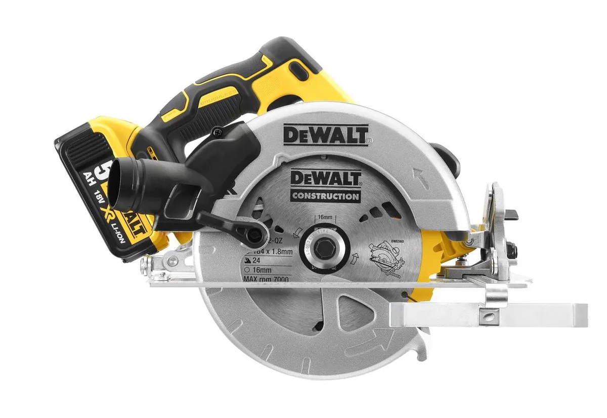DeWalt DCS570P2 Cirkelzaag - 184mm - 2x 5.0Ah accu
