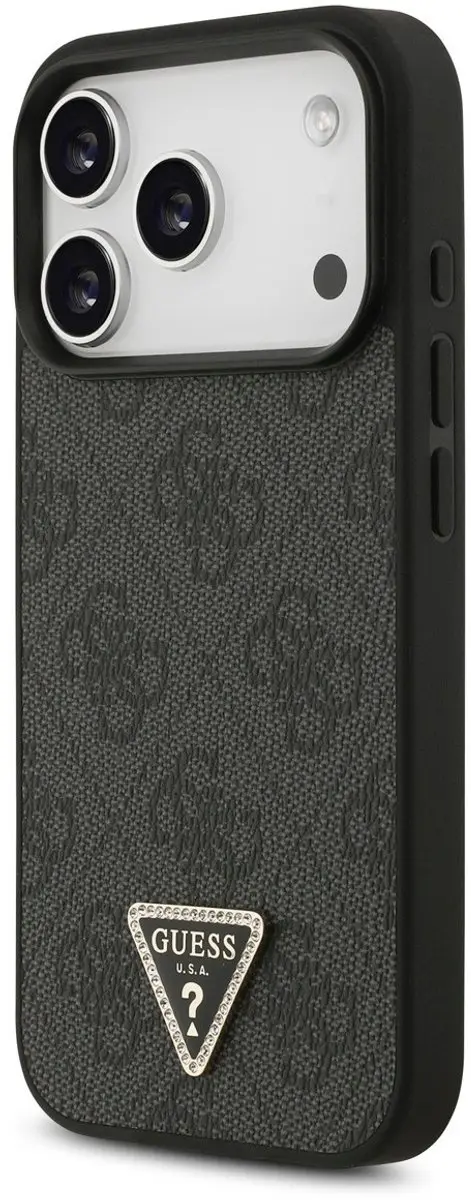 Guess Back Cover iPhone 17 Pro - Zwart - 3666339552329