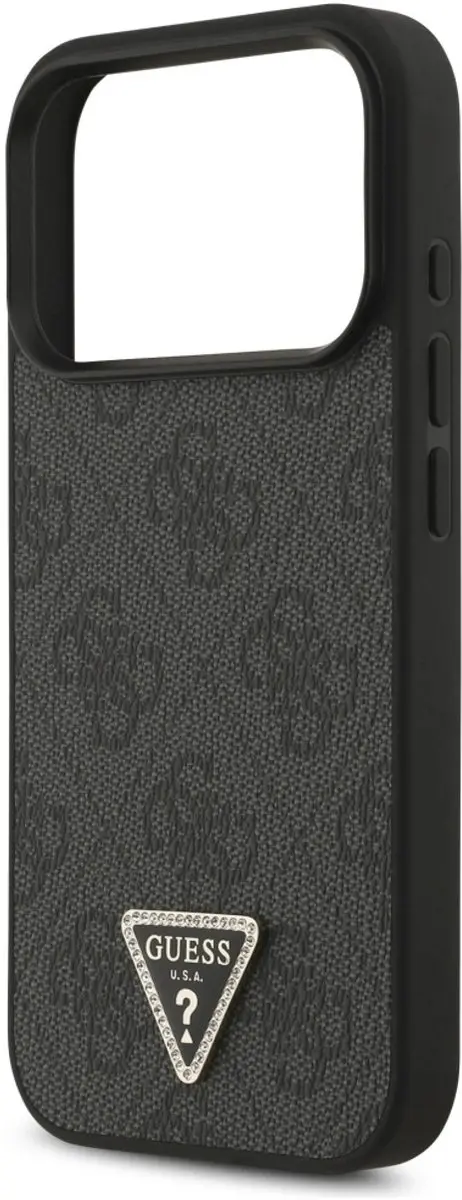 Guess Back Cover iPhone 17 Pro - Zwart - 3666339552329