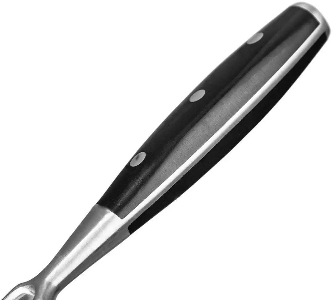 Orion Master Keukenvork RVS - Ergonomisch - Staal/Zwart