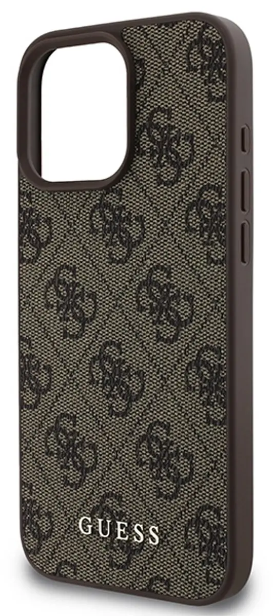 Guess 4G Classic Hoesje iPhone 16 Pro Max - Bruin