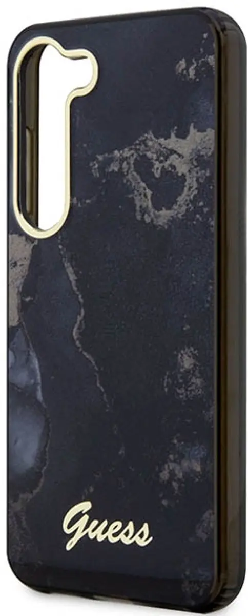 GUESS Golden Marble Hoesje - Samsung Galaxy S23 Plus - Zwart - afbeelding 6 van 6