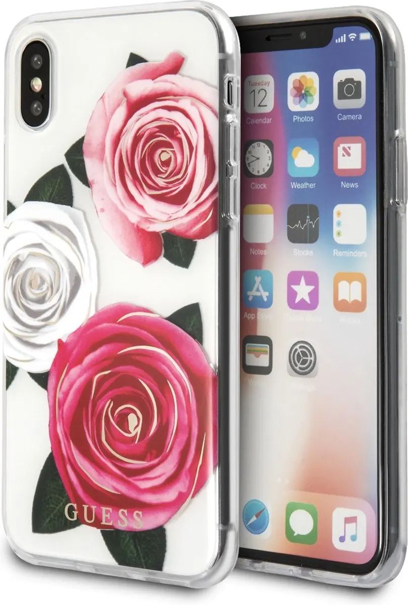 GUESS iPhone Xs/X Hoesje S212-4 - Roze