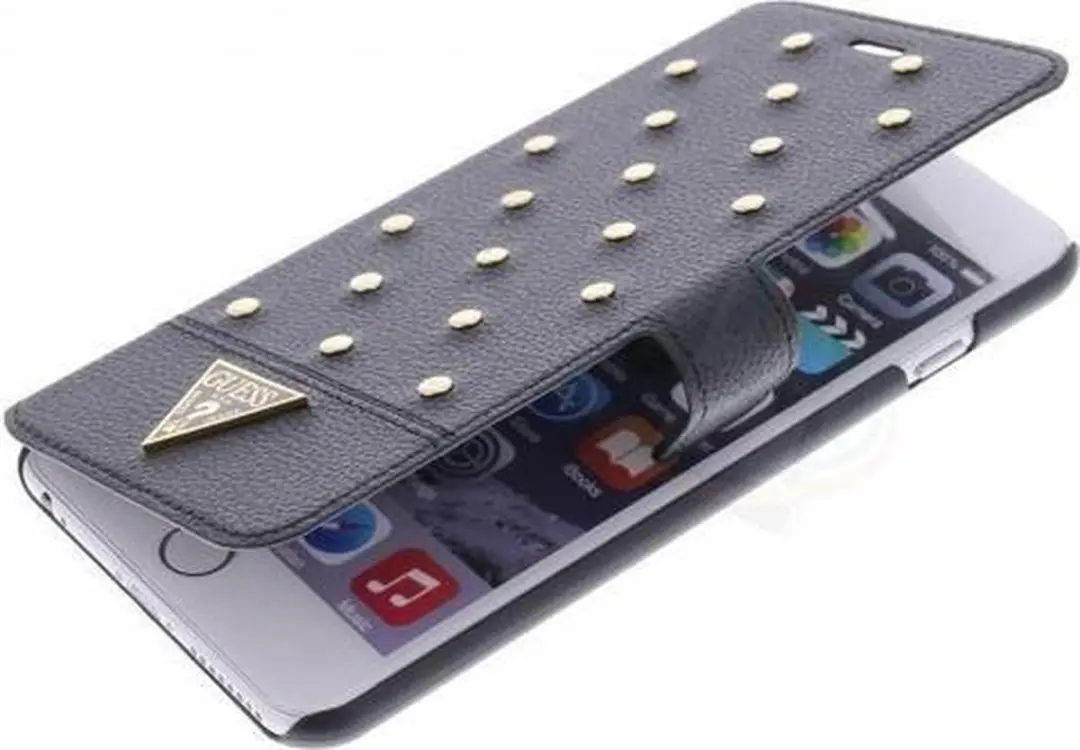 GUESS iPhone 6/6s Plus Hoesje S206-12 - Zwart